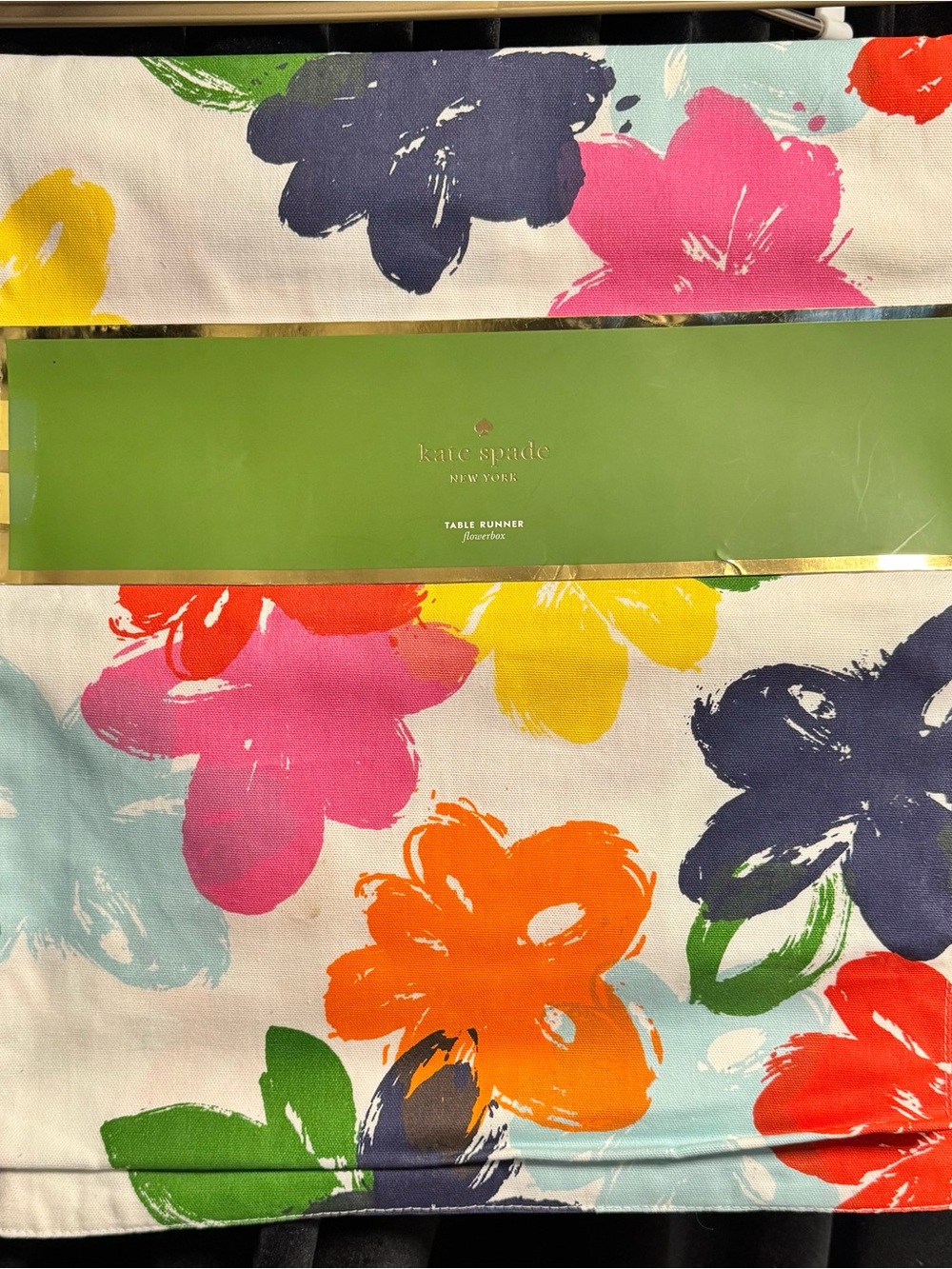 kate spade Multicolor Bold Floral Table Runner